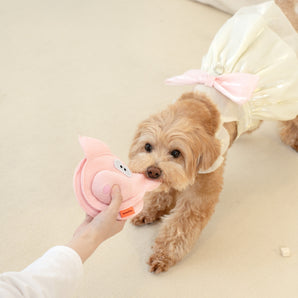 Pink Piggy Snuffle Toy