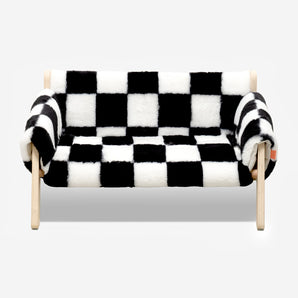 Haven Elevated Checkered Cat & Dog Bed