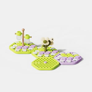 Floral Puzzle Feeders 4 Piece Set