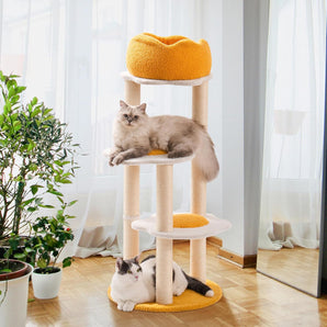 Fried Egg Cat Tree