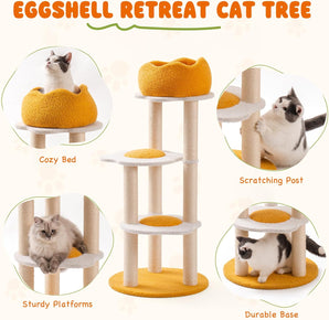 Fried Egg Cat Tree