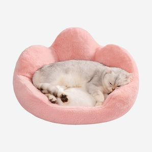 Floral Bolster Cat & Dog Bed